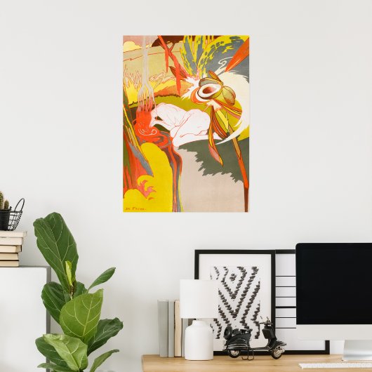 Georges de Feure  Poster (Thuiskantoor)