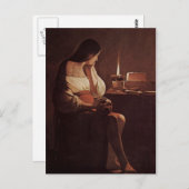 Georges de La Tour Art Briefkaart (Voorkant / Achterkant)