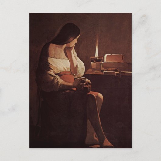 Georges de La Tour Art Briefkaart (Voorkant)