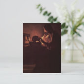 Georges de La Tour Art Briefkaart (Staand voorkant)