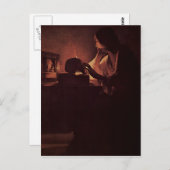 Georges de La Tour Art Briefkaart (Voorkant / Achterkant)