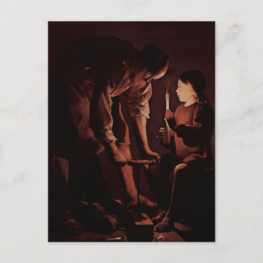 Georges de La Tour Art Briefkaart (Voorkant)