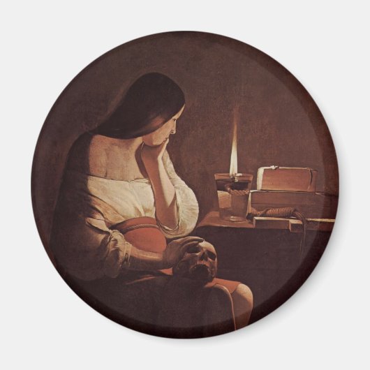 Georges de La Tour Art Magneet (Voorkant)