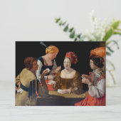 Georges de la Tour - Cheat with Ace of Diamonds Bedankkaart (Staand voorkant)