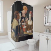 Georges de la Tour - Cheat with Ace of Diamonds Douchegordijn (In situ)