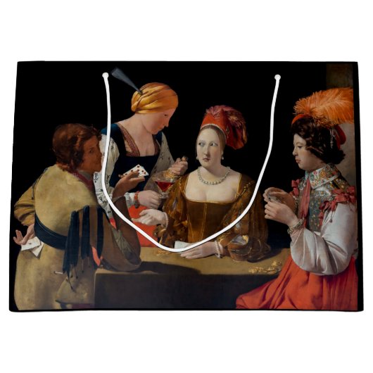 Georges de la Tour - Cheat with Ace of Diamonds Groot Cadeauzakje (Voorkant)