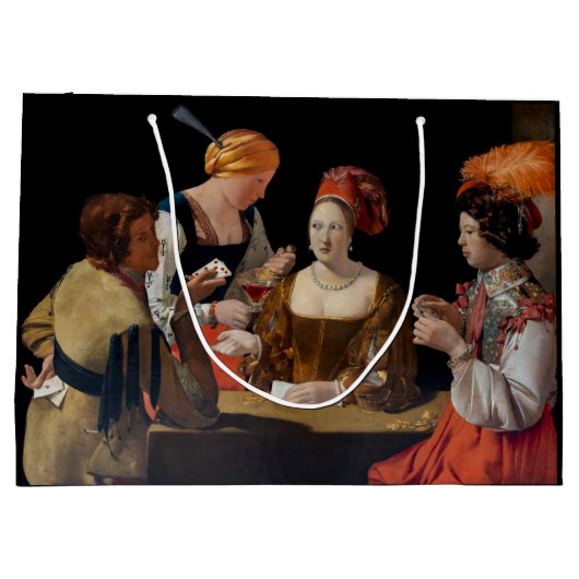 Georges de la Tour - Cheat with Ace of Diamonds Groot Cadeauzakje (Achterkant)