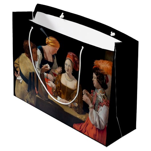 Georges de la Tour - Cheat with Ace of Diamonds Groot Cadeauzakje (Achterkant Gekanteld)