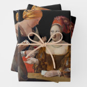 Georges de la Tour - Cheat with Ace of Diamonds Inpakpapier Vel (In situ)