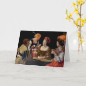 Georges de la Tour - Cheat with Ace of Diamonds Kaart (Gele Bloem)