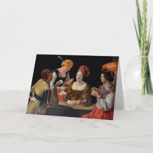 Georges de la Tour - Cheat with Ace of Diamonds Kaart