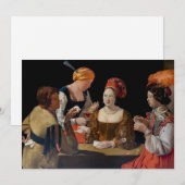Georges de la Tour - Cheat with Ace of Diamonds Kaart (Voorkant / Achterkant)