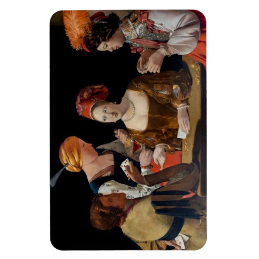 Georges de la Tour - Cheat with Ace of Diamonds Magneet (Verticaal)
