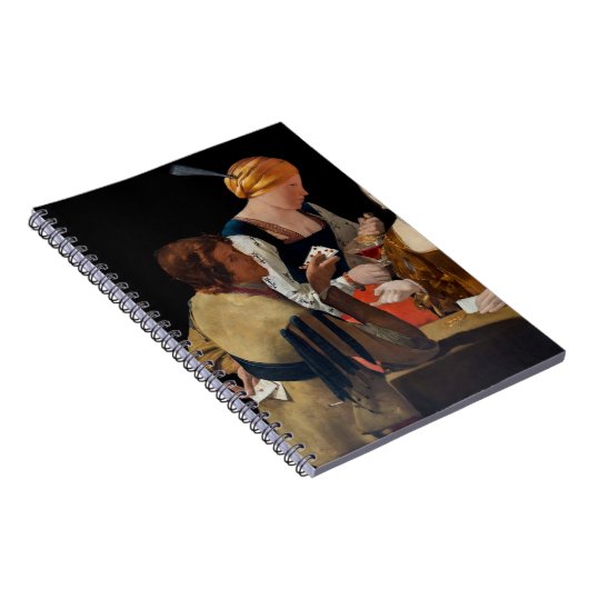 Georges de la Tour - Cheat with Ace of Diamonds Notitieboek (Rechterzijde)
