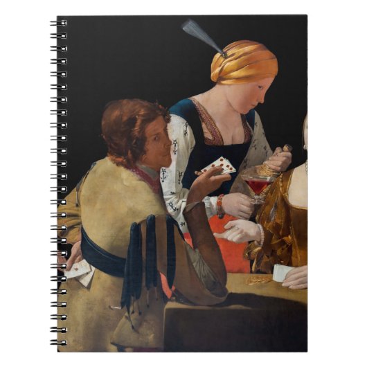 Georges de la Tour - Cheat with Ace of Diamonds Notitieboek (Voorkant)
