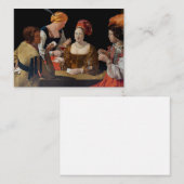 Georges de la Tour - Cheat with Ace of Diamonds Notitiekaartje (Voorkant / Achterkant)