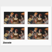 Georges de la Tour - Cheat with Ace of Diamonds Rechthoekige Sticker (Vel)