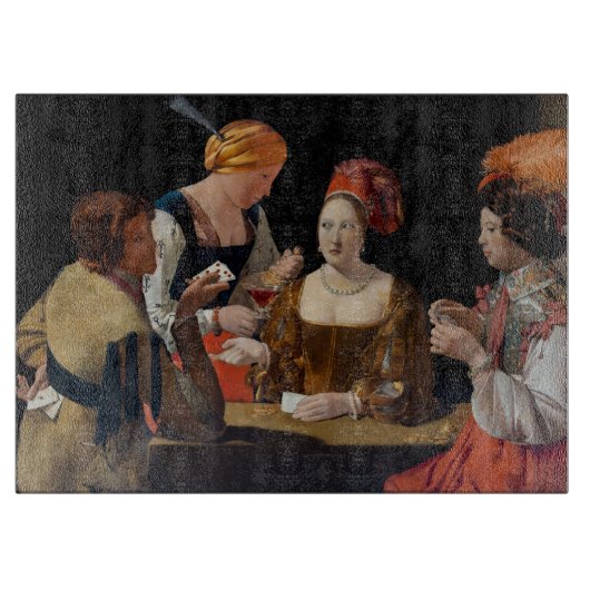 Georges de la Tour - Cheat with Ace of Diamonds Snijplank (Voorkant)