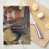 Georges de la Tour - Cheat with Ace of Diamonds Theedoek (Quarter Fold)