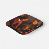 Georges de la Tour - de Dices-spelers Papieren Bordje (Gebogen)