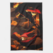 Georges de la Tour - de Dices-spelers Theedoek (Verticaal)