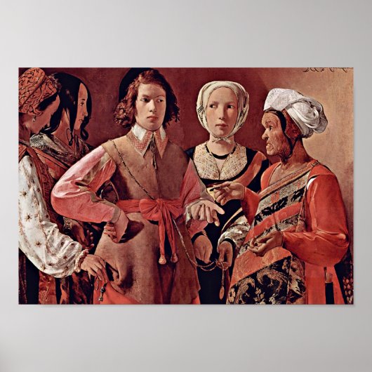 Georges de La Tour - Scourge Poster (Voorkant)