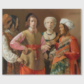 Georges de la Tour - The Fortune Teller Cadeaupapier (Vlak)