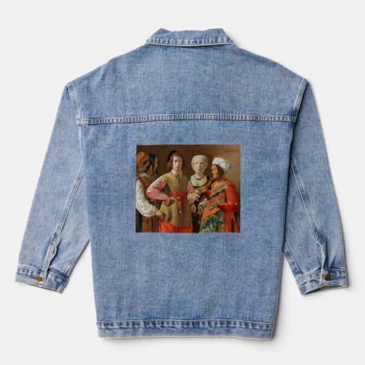 Georges de la Tour - The Fortune Teller Denim Jacket (Achterkant)