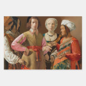 Georges de la Tour - The Fortune Teller Inpakpapier Vel (Voorkant 3)