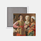 Georges de la Tour - The Fortune Teller Magneet (Voorkant / Achterkant)