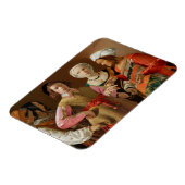 Georges de la Tour - The Fortune Teller Magneet (Linkerzijde)