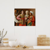 Georges de la Tour - The Fortune Teller Poster (Keuken)