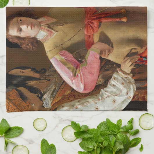 Georges de la Tour - The Fortune Teller Theedoek (Gevouwen)