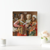 Georges de la Tour - The Fortune Teller Vierkante Klok (Huis)