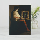 Georges de La Tour - The Penitent Magdalen Kaart (Staand voorkant)