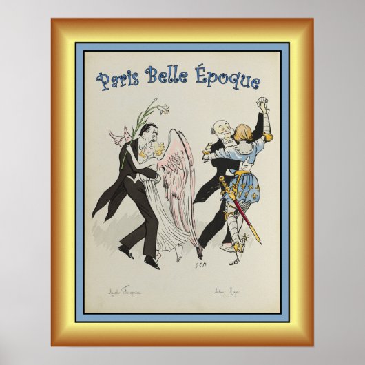 Georges Goursat ~ Paris Belle Époque ~1913 ~ Poster (Voorkant)