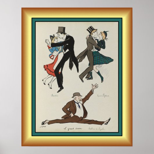 Georges Goursat ~ Paris Belle Époque ~1913 ~ Poster (Voorkant)