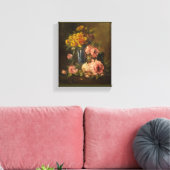 Georges Jeannin bloem Canvas Afdruk (Insitu (Woonkamer))