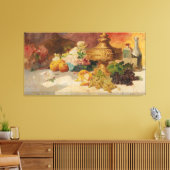 Georges Jeannin Large still Life with Fruit Canvas Afdruk (Insitu (Woonkamer))
