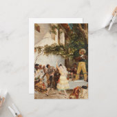 Georges Jules Victor Clairin - De Spaanse dansers Kaart (Voorkant / Achterkant in situ)