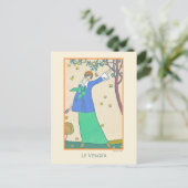 Georges Lepape  Art Deco Mode Le Verger Briefkaart (Staand voorkant)