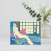 Georges Lepape  Art Deco Mode Les Choses Briefkaart (Staand voorkant)