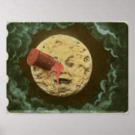 Georges Méliès – Le Voyage dans la lune – 1902 Poster