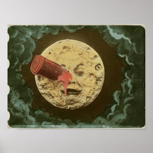 Georges Méliès – Le Voyage dans la lune – 1902 Poster (Voorkant)