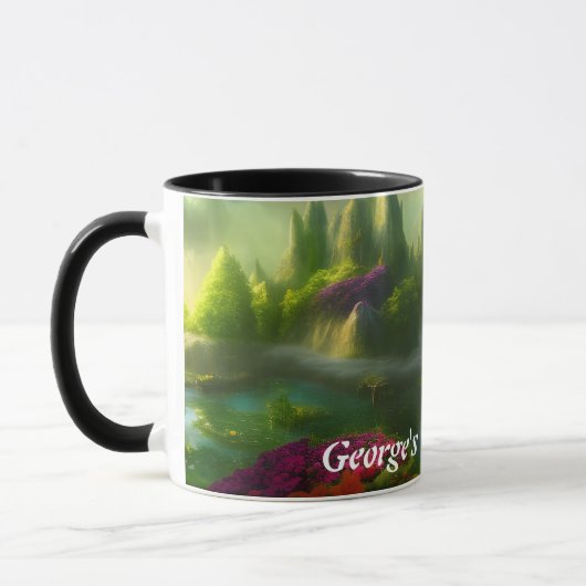 George's Morning Tea Gepersonaliseerd Mok (Links)