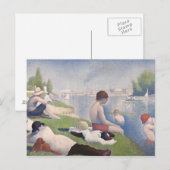 Georges Pierre Seurat | Bathers at Asni � res, 188 Briefkaart (Voorkant / Achterkant)