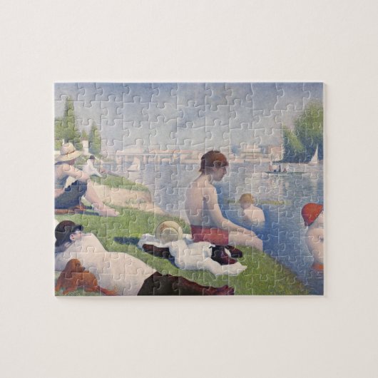 Georges Pierre Seurat | Bathers at Asni � res, 188 Legpuzzel (Horizontaal)
