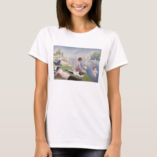 Georges Pierre Seurat | Bathers at Asni � res, 188 T-shirt (Voorkant)