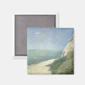 Georges Pierre Seurat | Beach at Bas Butin, Honfle Magneet (Voorkant / Achterkant)