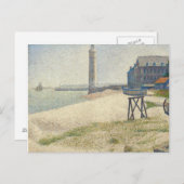 Georges Pierre Seurat | De vuurtoren van Honfleur Briefkaart (Voorkant / Achterkant)